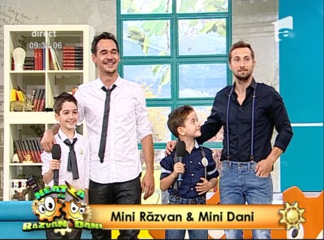 Razvan Simion si Dani Otil si-au ales replicile in miniatura